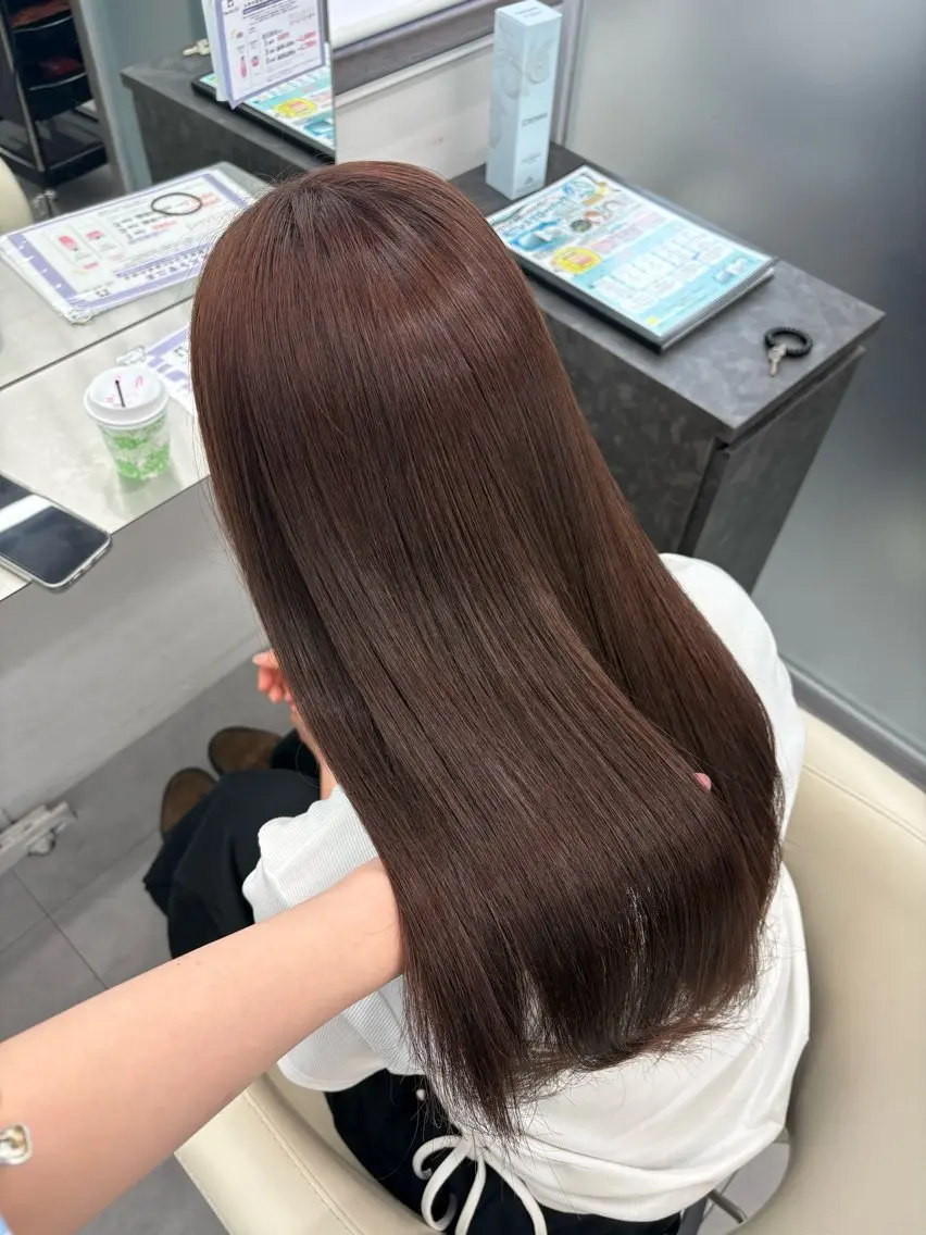 ロング カラー カット ヘアカラー 透明感カラー×顔周り mizuki🫧のヘアスタイル