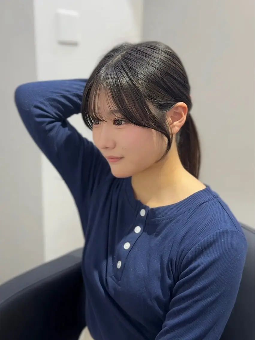 セミロング カット トリートメント YUZU🎀顔まわり ×レイヤーカットのヘアスタイル