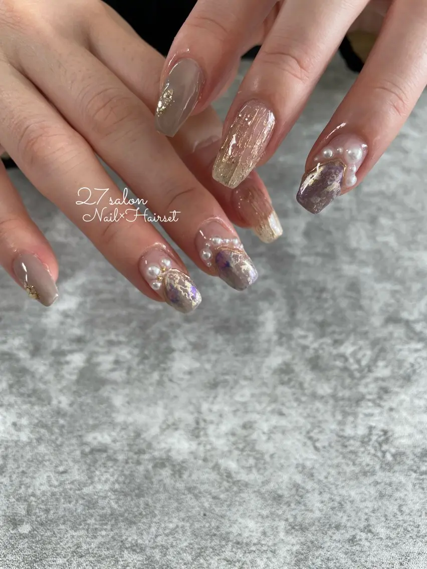 ネイル 春ネイル 27salon yuinaのネイルデザイン