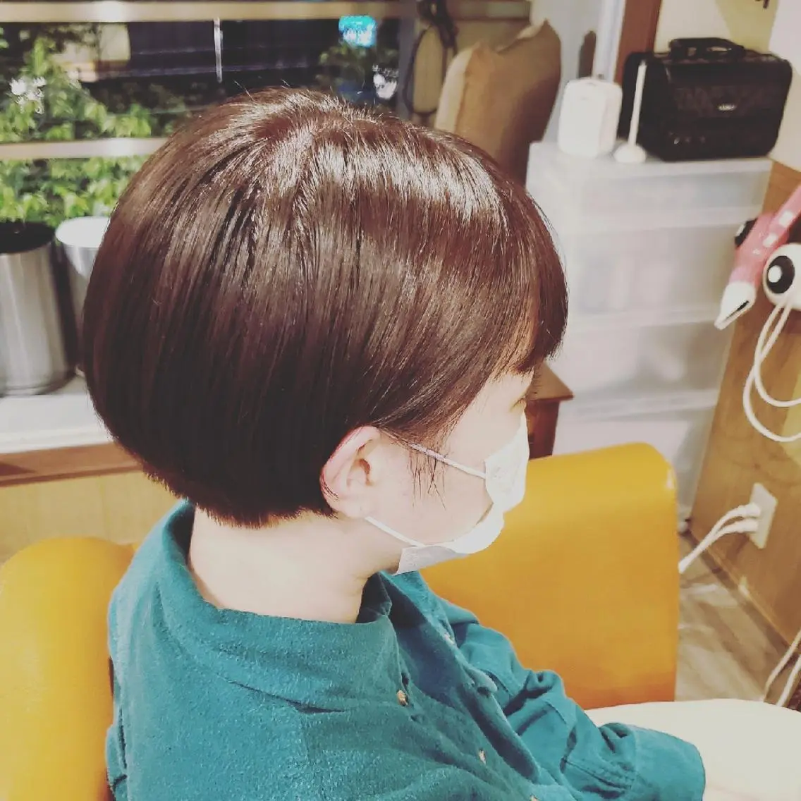 ショート カラー アディクシーカラー ブリーチ イルミナカラー パープルカラー 外国人風カラー カット ヘアカラー トリートメント spa hair ark 富井直美のヘアスタイル