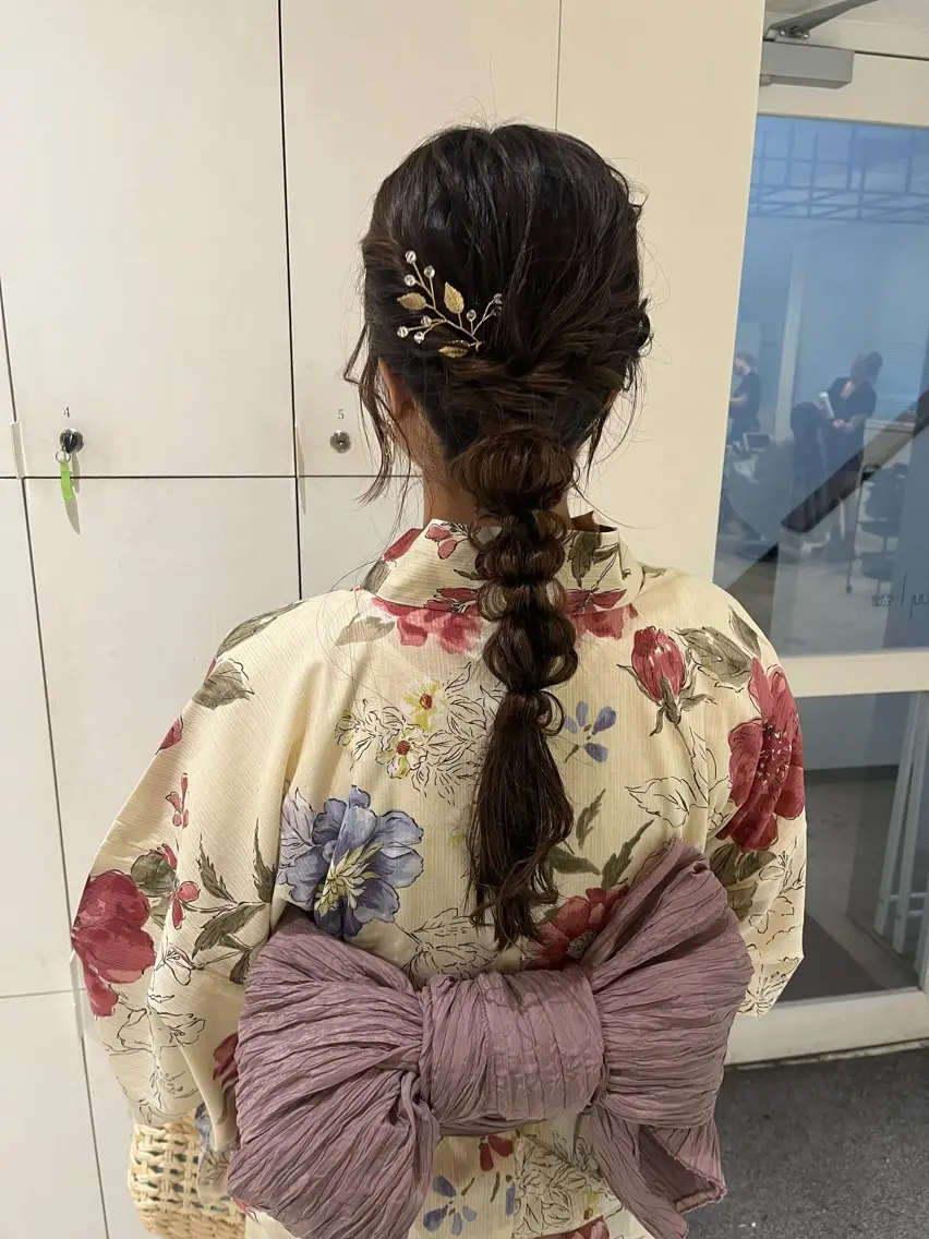 着付け 透明感color ˚✧₊amuのヘアスタイル