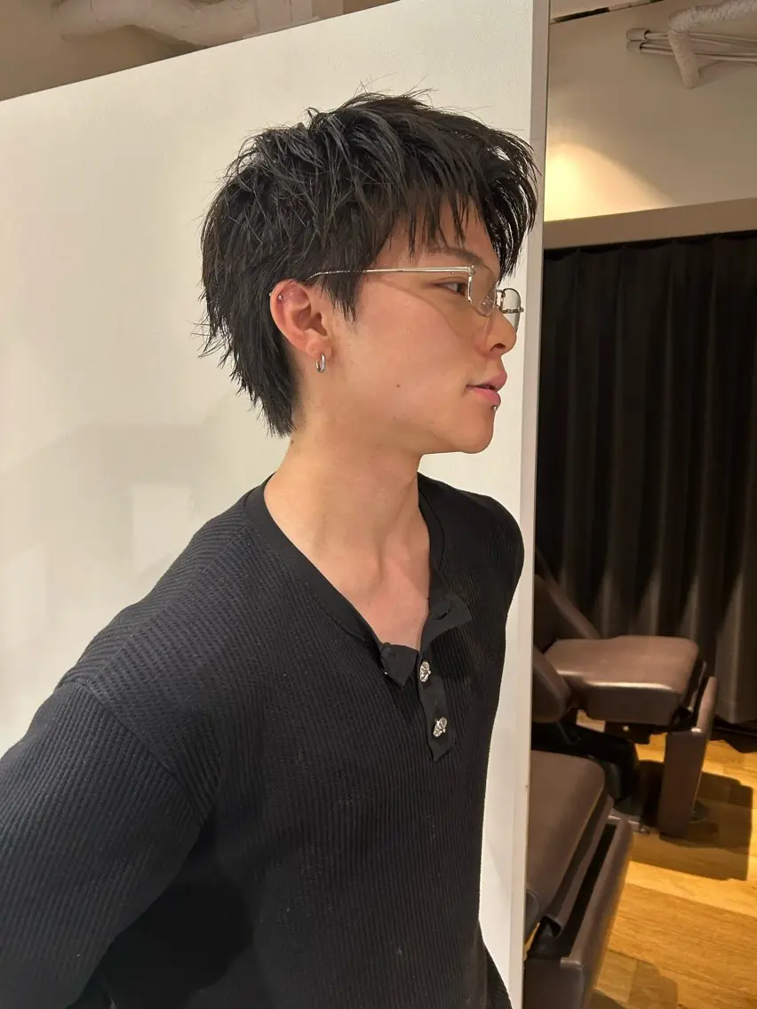 ショート メンズ ショートヘア カット ボブ/レイヤー ケンショウのヘアスタイル