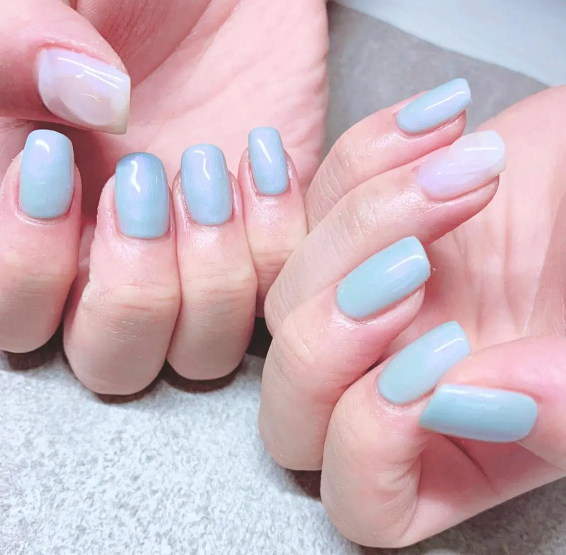 カラー ネイル ハンドネイル Cozy_ ilumのネイルデザイン