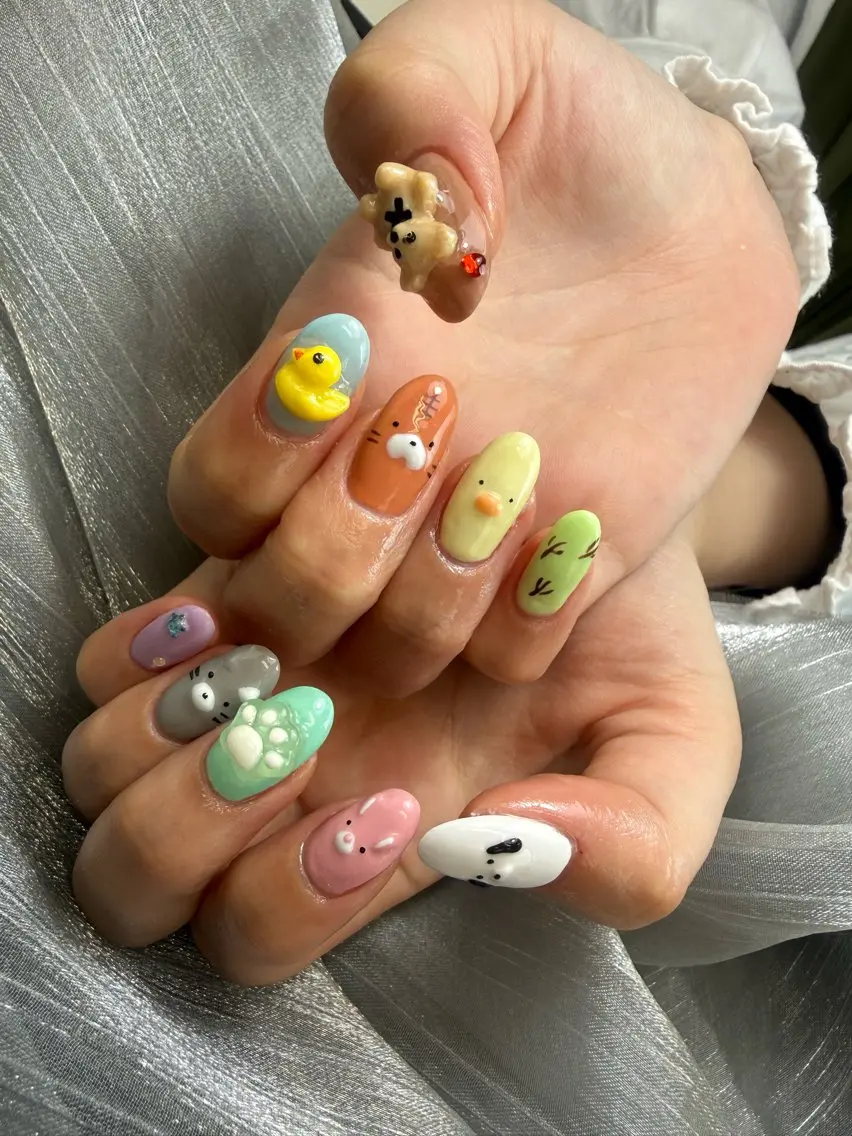 ネイル ハンドネイル 中西 美羽のネイルデザイン