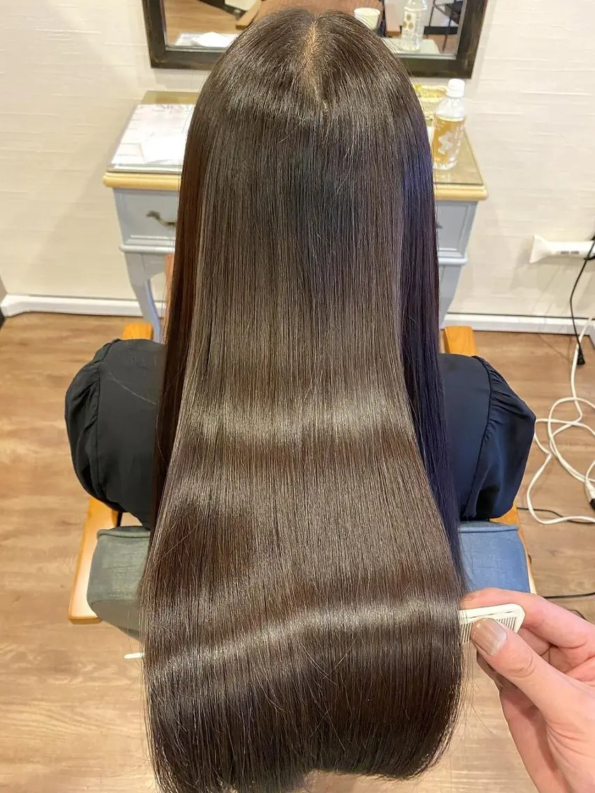【ダブル髪質改善】カット+メテオ髪質改善カラー+質感再整トリートメントの写真
