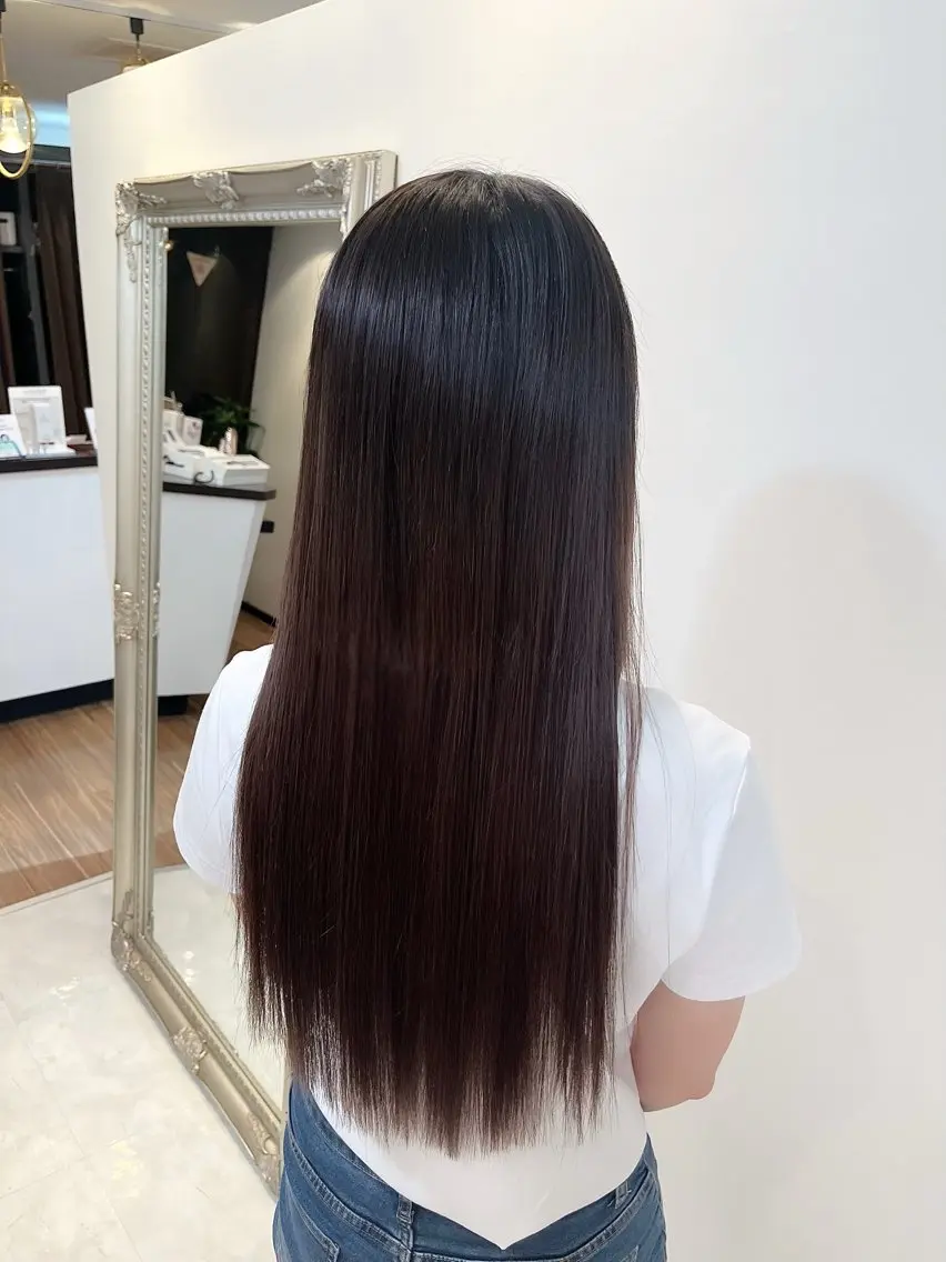 ロング シールエクステ ボブ エクステ ロング エクステ L.O.G みうのヘアスタイル