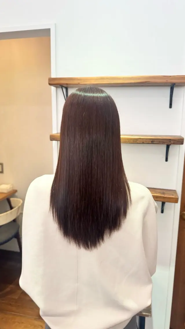 【髪質改善✨】酸熱トリートメントの写真