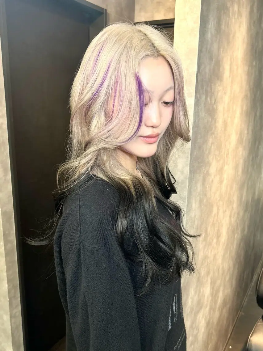 セミロング ヘアカラー トリートメント 鈴木 華奈のヘアスタイル