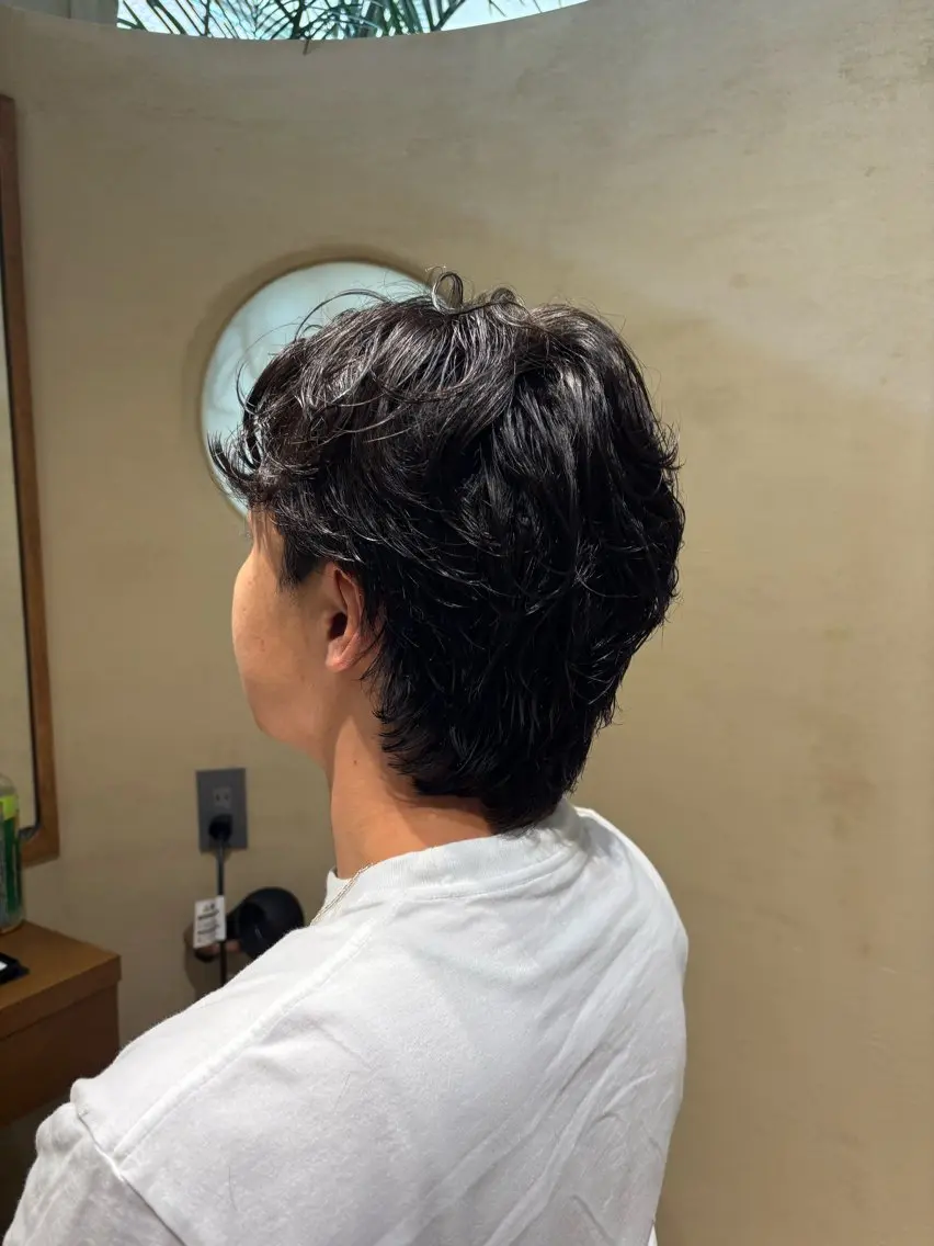 メンズ メンズパーマ カット パーマ 中目黒 akaneのヘアスタイル