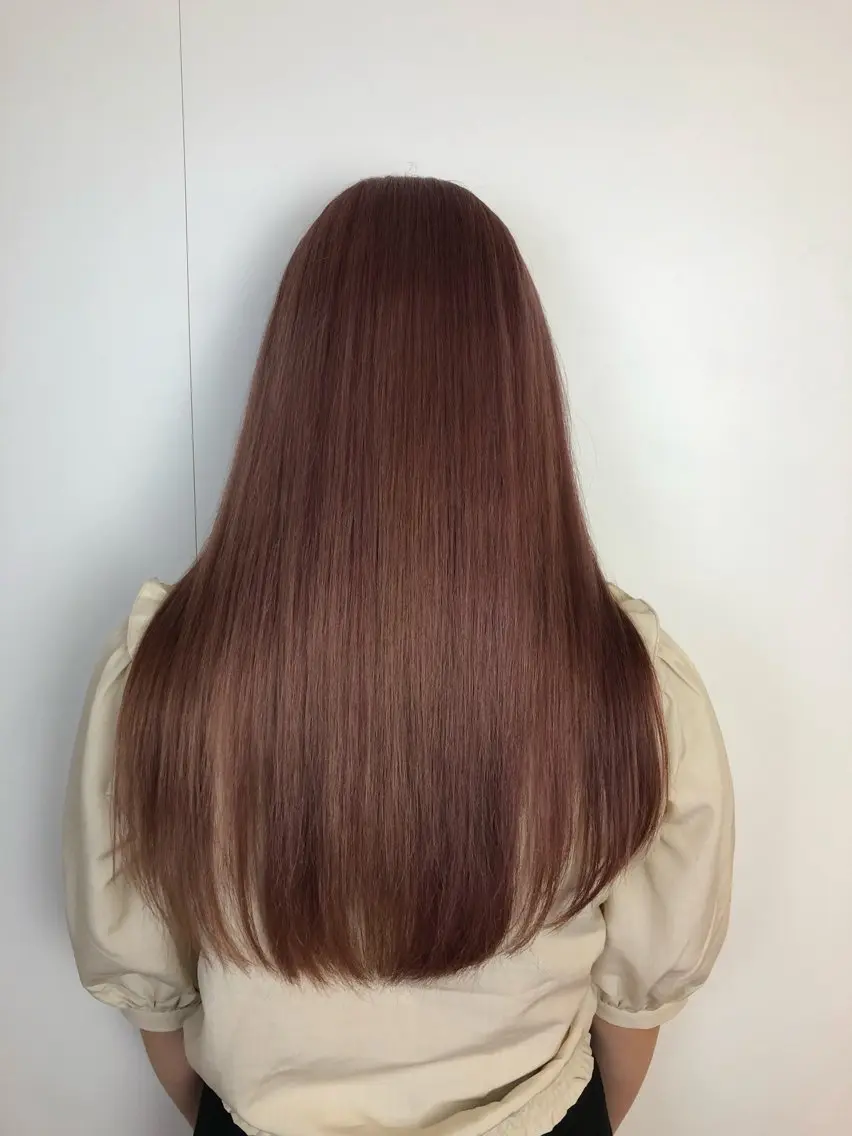 カラー パーマ 縮毛矯正 カット 縮毛矯正 ハイトーン/似合わせ 🎗️山内のヘアスタイル