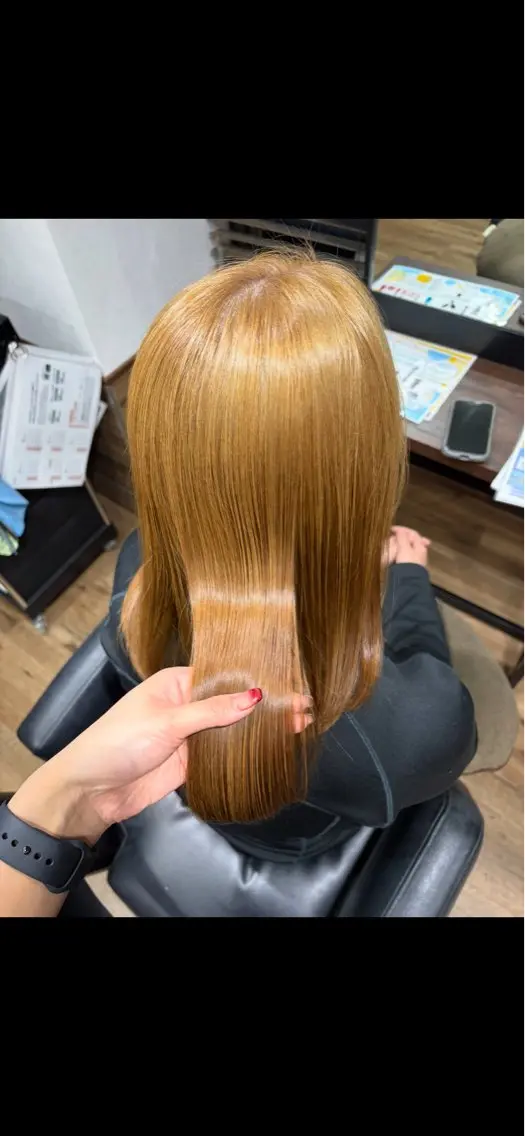 ミディアム カラー ❤️‍🔥ベージュカ ラー❤️‍🔥まゆかのヘアスタイル