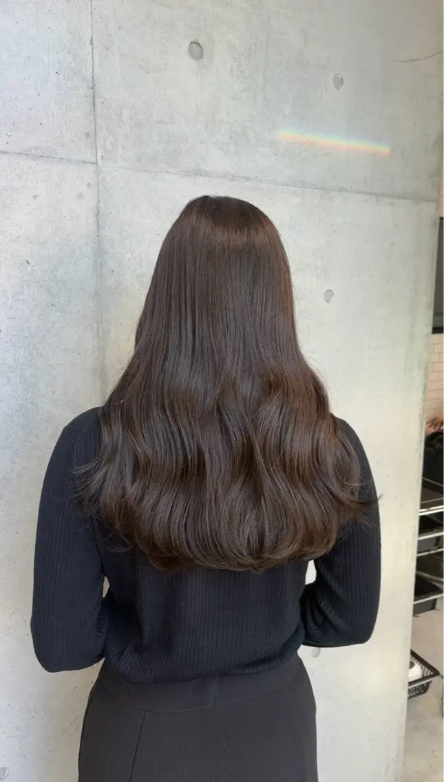 ロング カラー カット ヘアカラー トリートメント ヘアセット 🍀︎Reika 🍀のヘアスタイル
