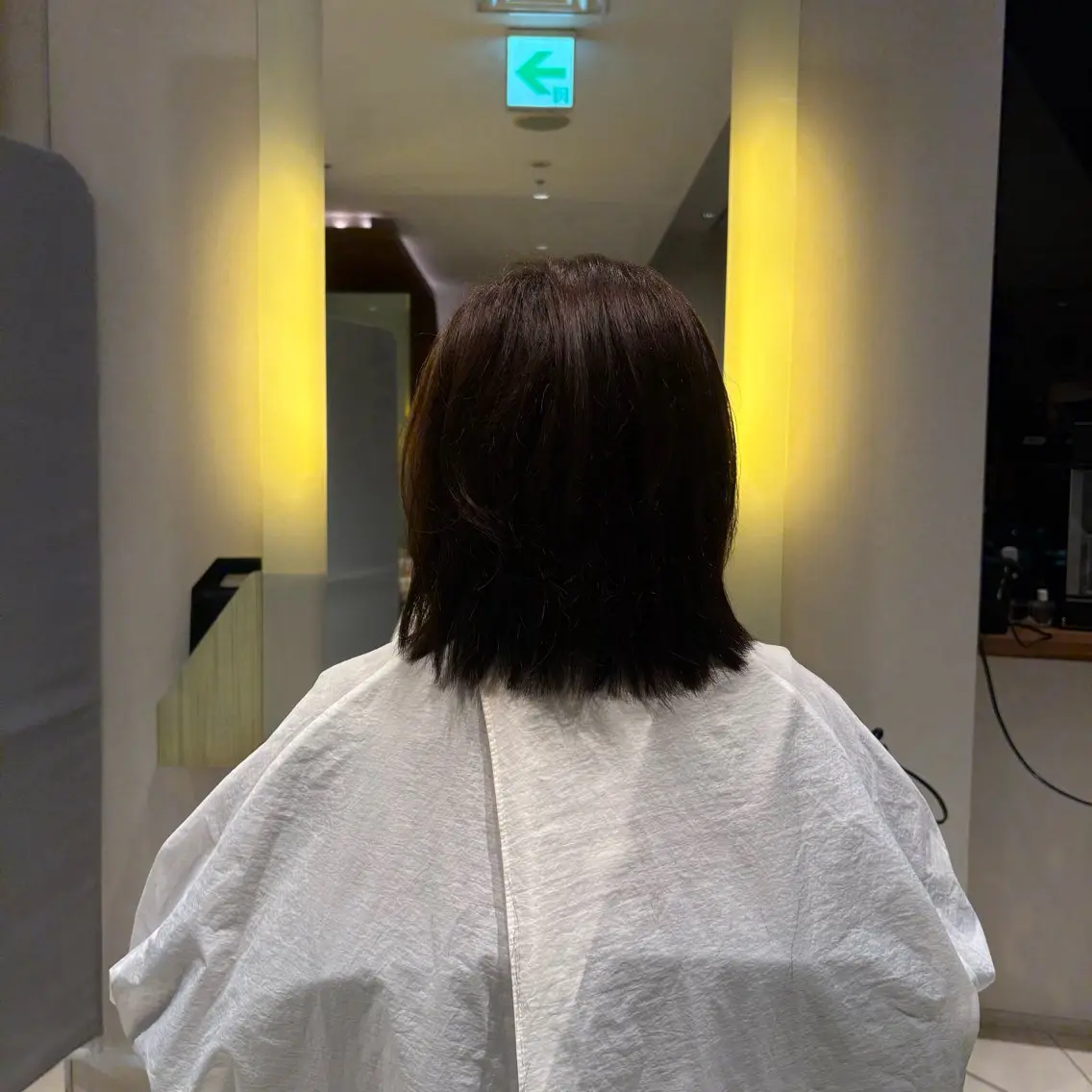 ミディアム 森田 玲央のヘアスタイル