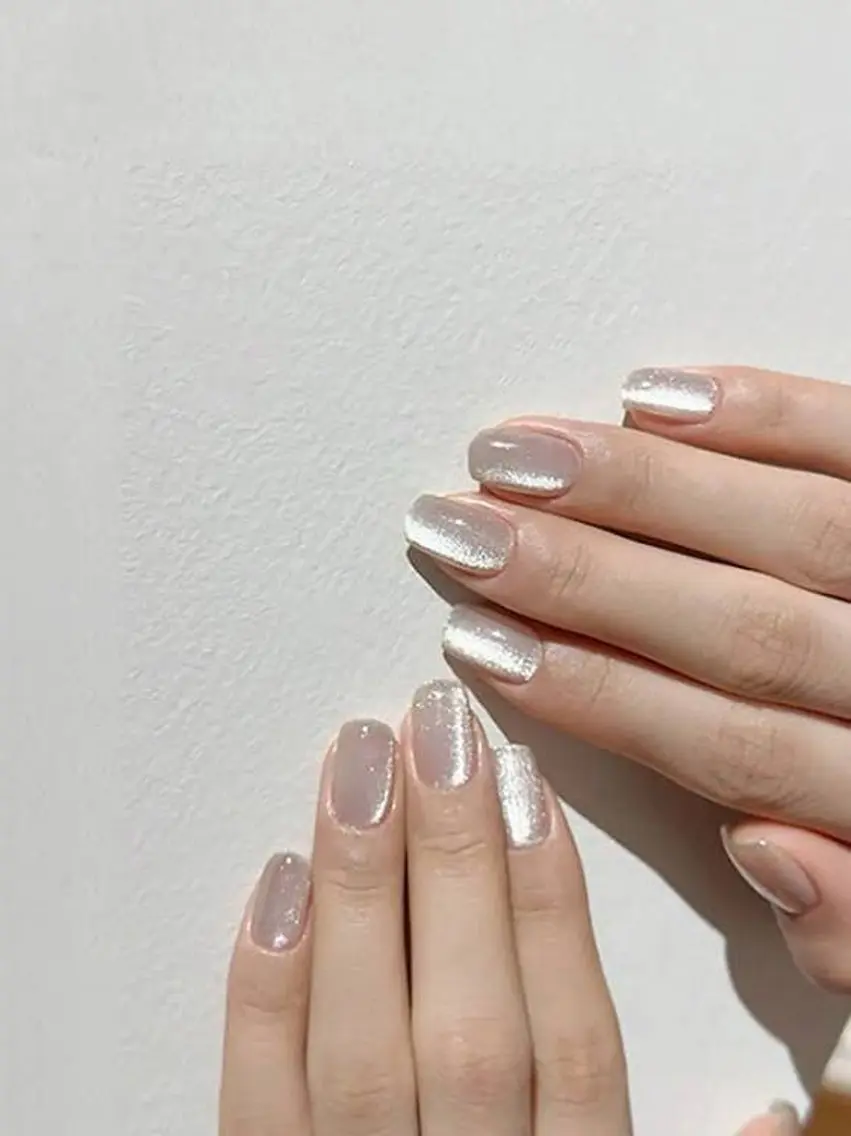 ネイル フラッシュネイル マグネットネイル ワンカラーネイル シンプルネイル Nail salon Nuit(ニュイ)のネイルデザイン