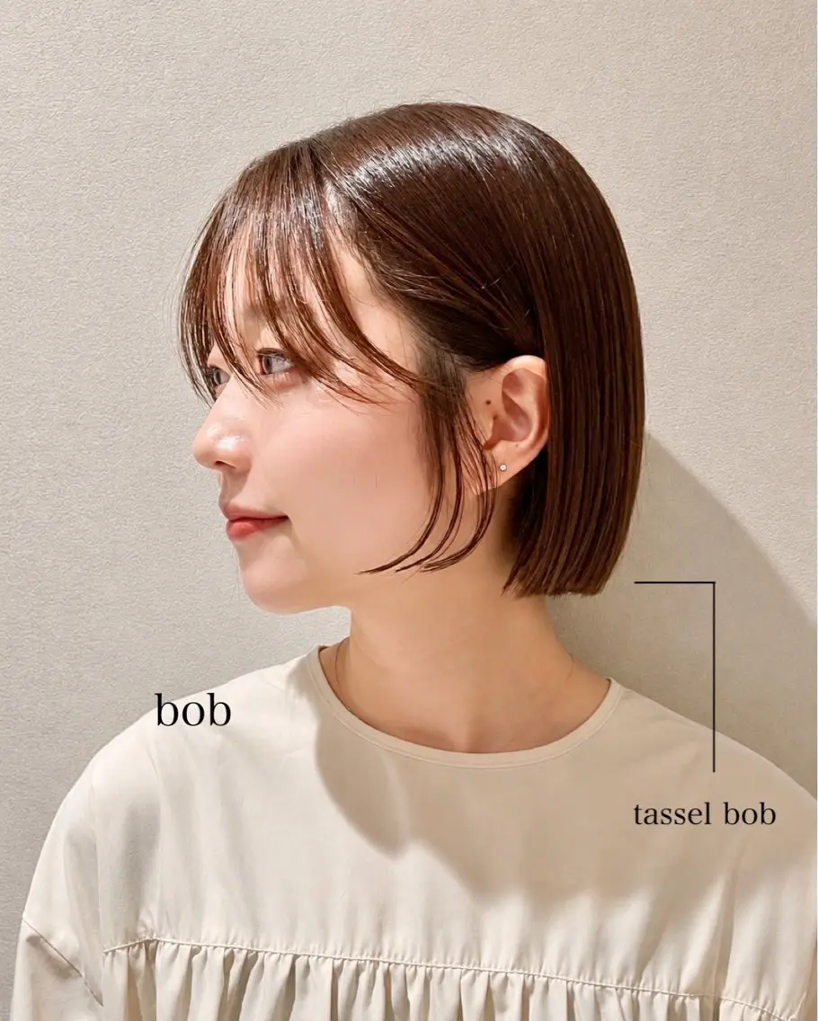 ショート カラー 切りっぱなしボブ ショートボブ ハンサムショート 丸みショート ハイライトカラー カット ヘアカラー トリートメント ショート/ボブ/ 透明感カラー/ほのかのヘアスタイル