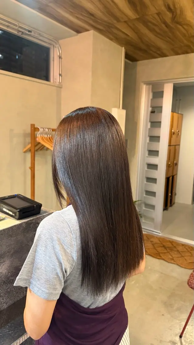 ロング カラー ベージュカラー 透明感カラー ミント ヘアカラー ruup  Aru みさきのヘアスタイル