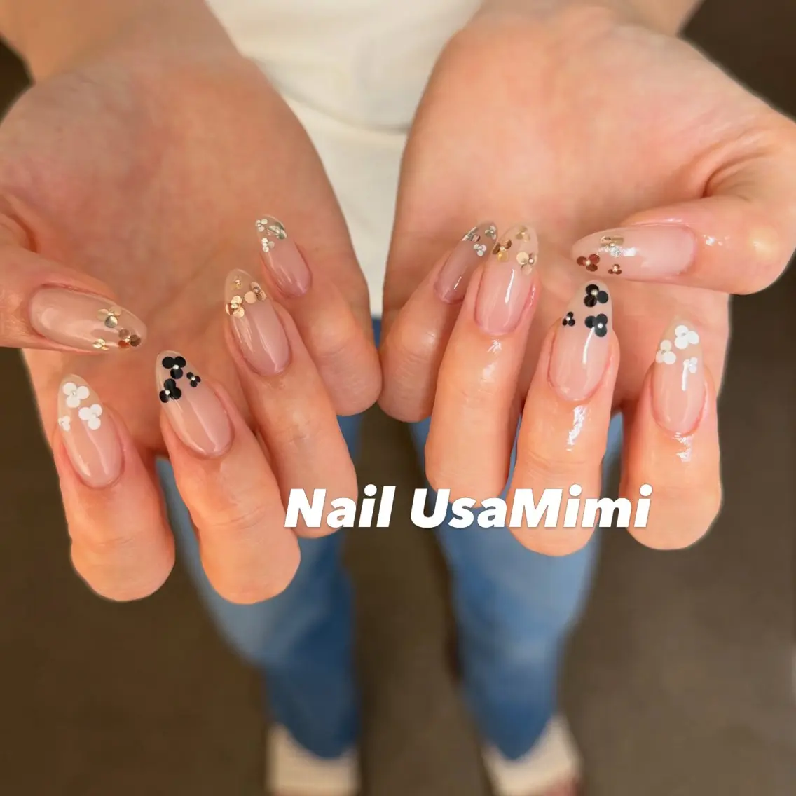 ネイル アートネイル ハンドネイル 本町ネイルNail UsaMimiのネイルデザイン