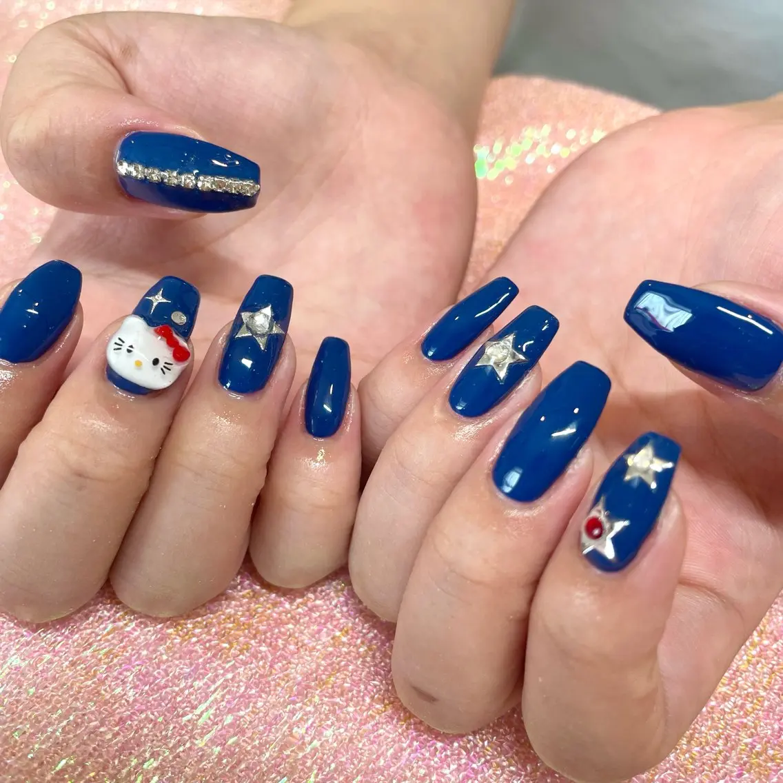 セミロング ネイル ハンドネイル Nail ヌシん家 AKANEのネイルデザイン