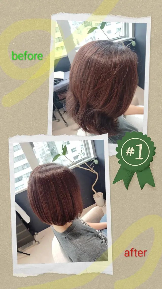 ミディアム 中村志保┃カット✂️ カラーモデル募集中のヘアスタイル