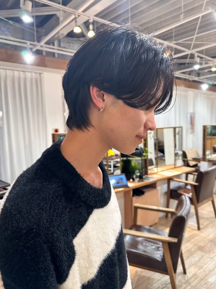 メンズ メンズ韓国風 メンズパーマ カット パーマ ✨やわらかヘア✨ ✂️杉浦優仁のヘアスタイル