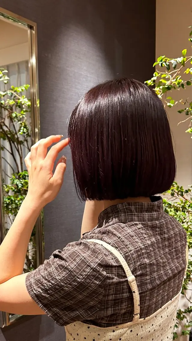 ミディアム 竹村 アカリのヘアスタイル