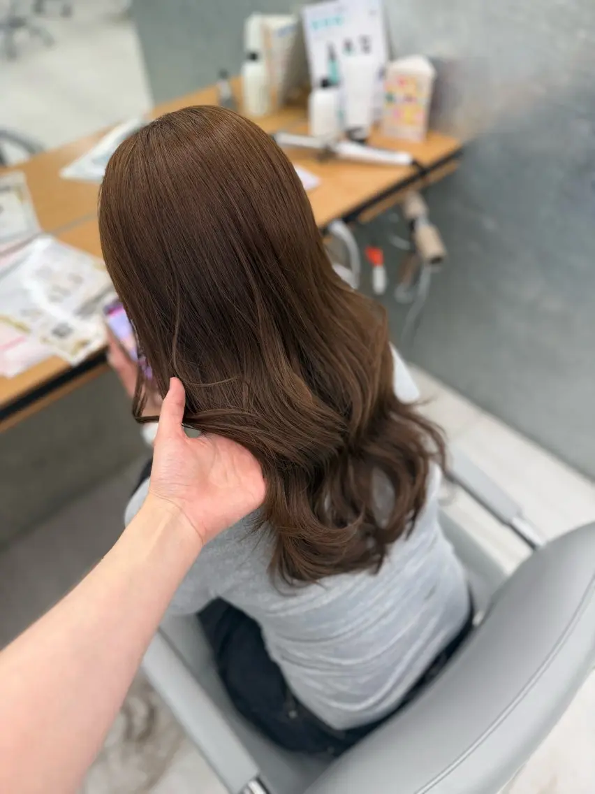 ロング ヘアカラー トリートメント 🩵️⋆*BASSA ゆうきのヘアスタイル