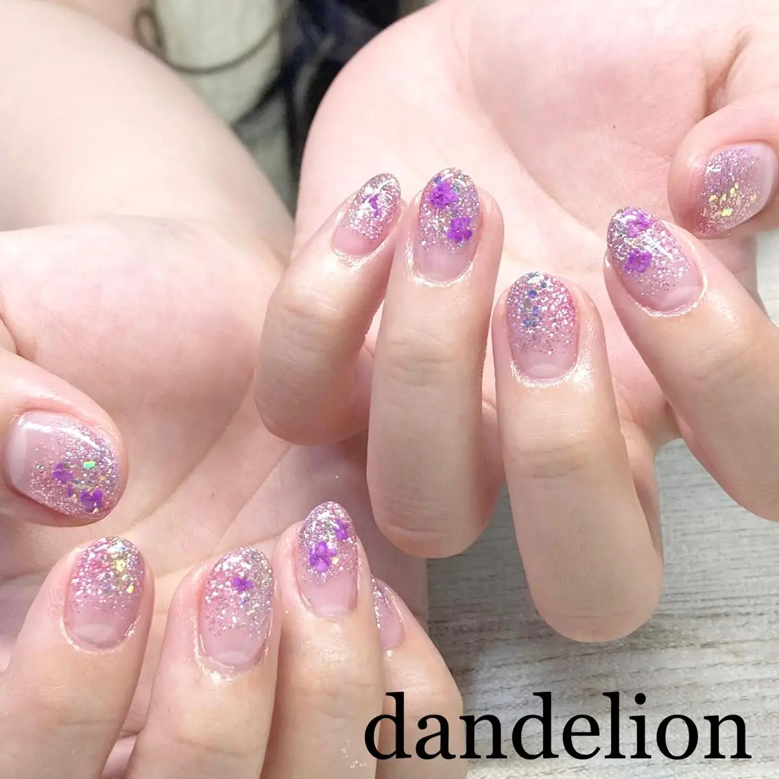 ネイル ハンドネイル ハンドケア dandelion ダンデライオンのネイルデザイン