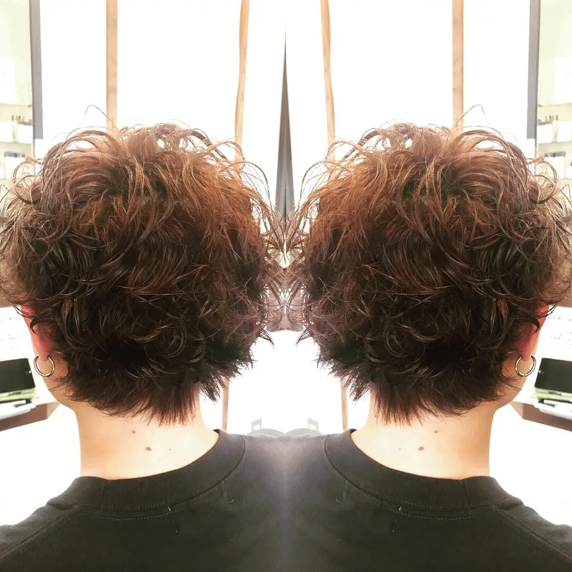 ショート パーマ メンズ 柿沼  洸太のヘアスタイル