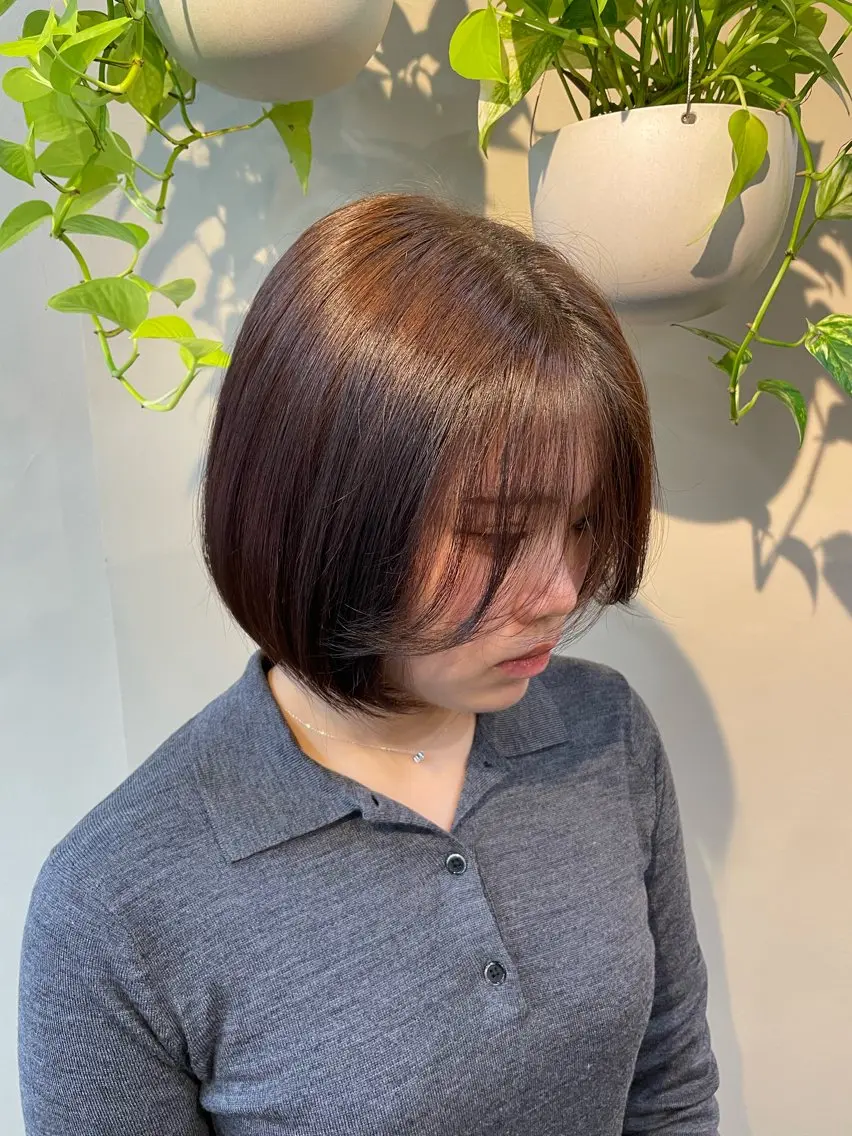 ショート トリートメント カット ヘアカラー トリートメント 吉野 智行 美髪縮毛矯正髪質改善のヘアスタイル