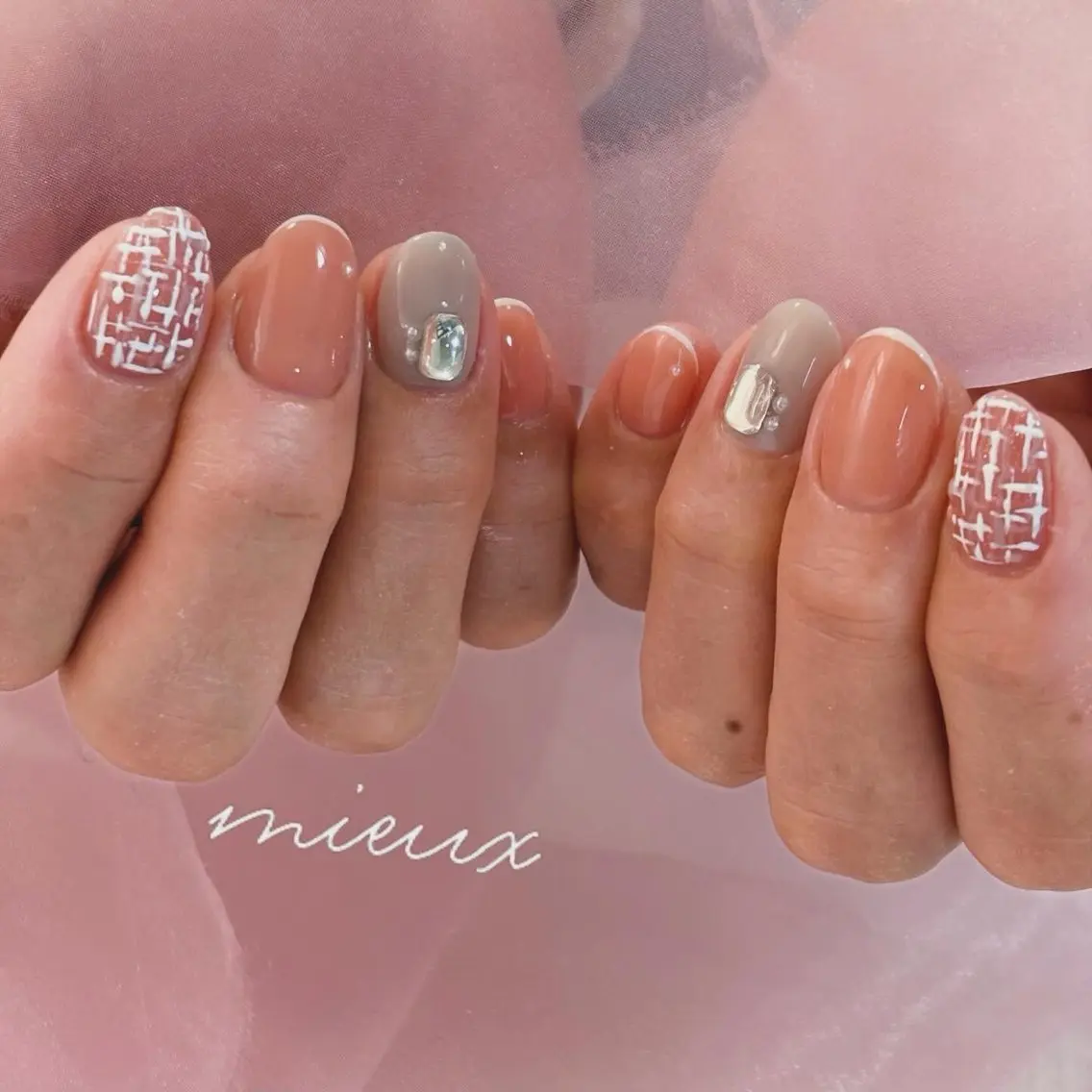 ネイル ハンドネイル nailsalon mieuxのネイルデザイン