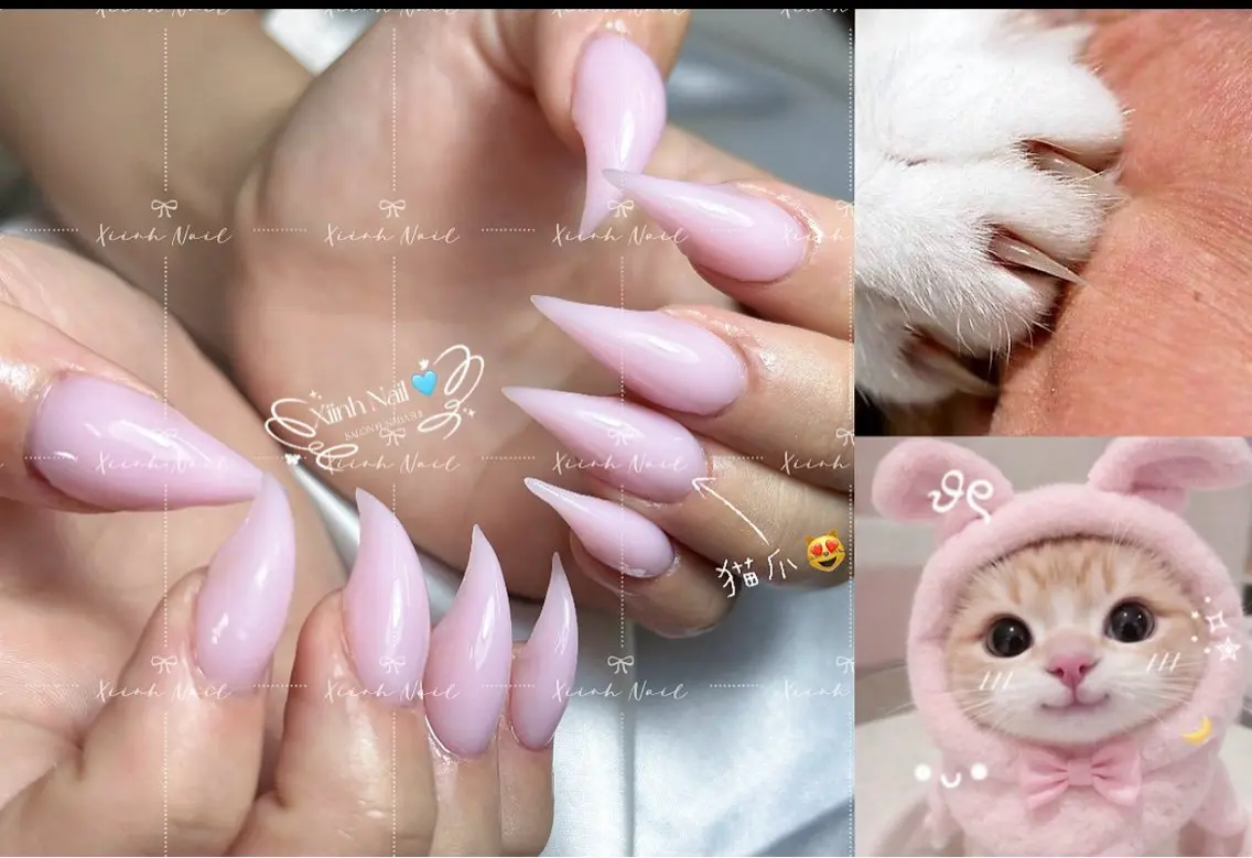 ネイル チークネイル 桜ネイル 長さ出し フットネイル ジェルネイル ハンドネイル XIINH NAIL SALONのネイルデザイン