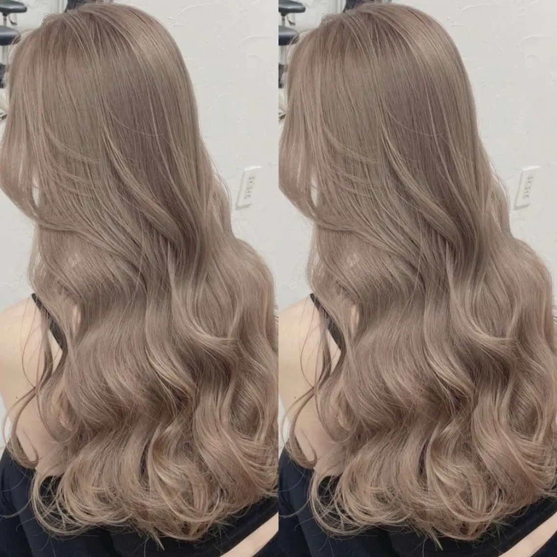 ロング カラー ベージュカラー ブリーチ ケアブリーチ 透明感カラー ダブルカラー ヘアカラー 北橋 流空のヘアスタイル