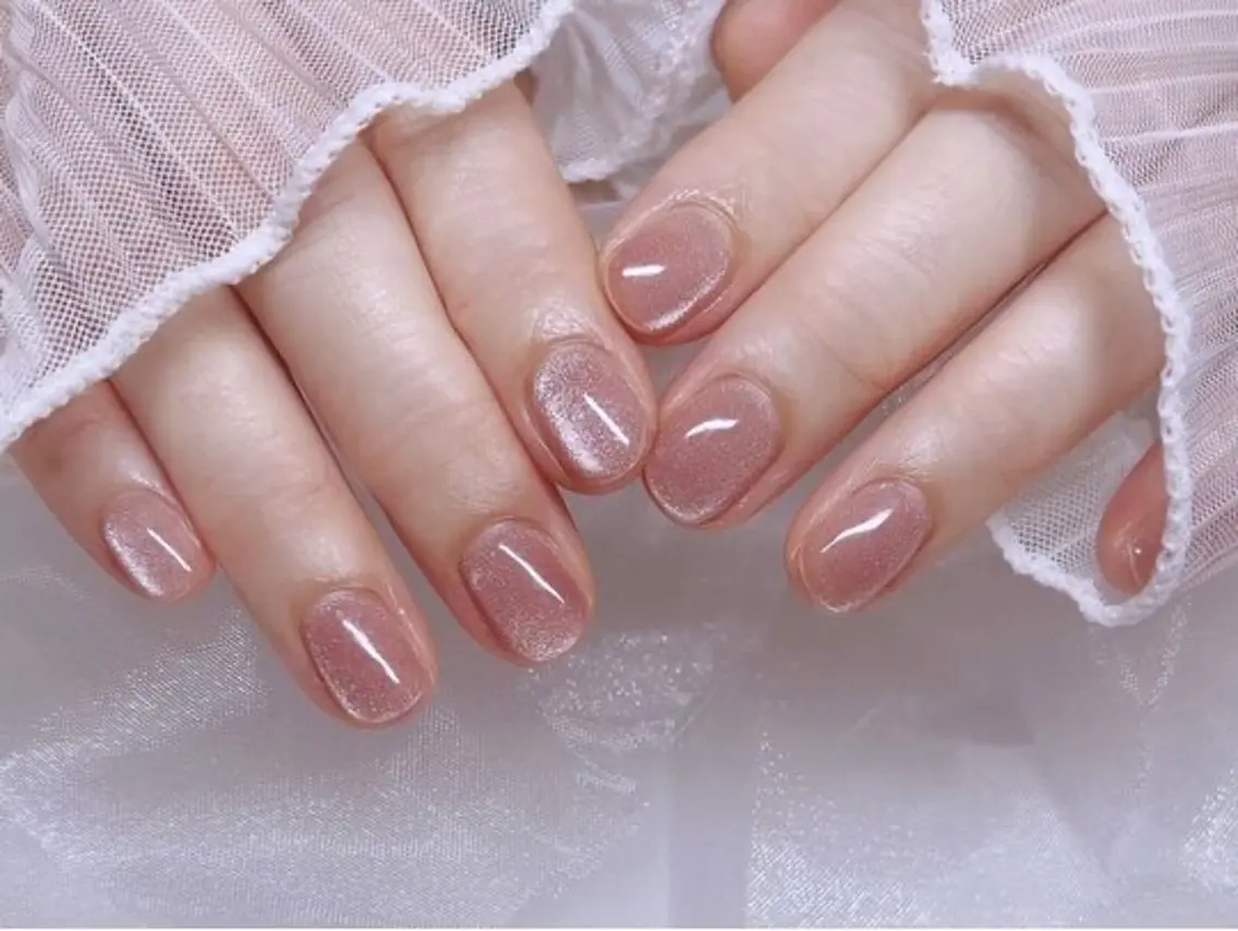 【先着10名様限定】ハンドジェルネイル(オフなし)💅🏻マグネットワンカラー🧲✨️の写真