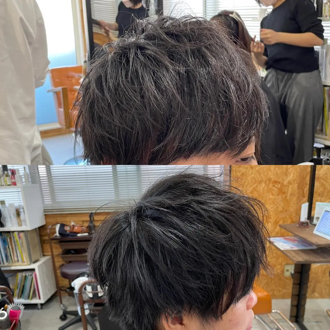 ショート メンズ マッシュ かんばら りょーいのヘアスタイル