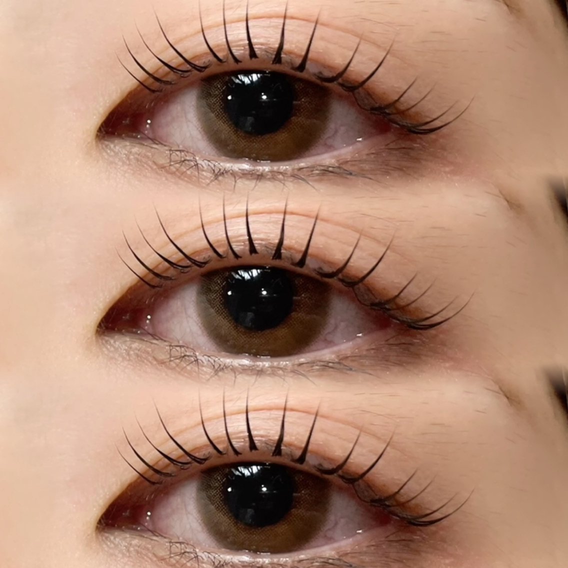 マツエク・マツパ 束感まつ毛 ナチュラル 一重×まつ毛パーマ eyelist ゆきのマツエク・マツパデザイン