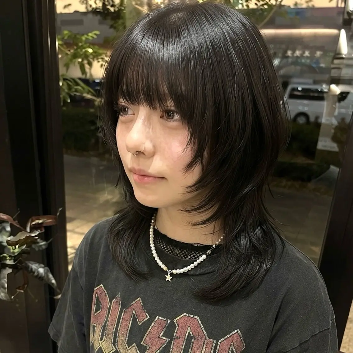 ミディアム 吉原 星稀のヘアスタイル