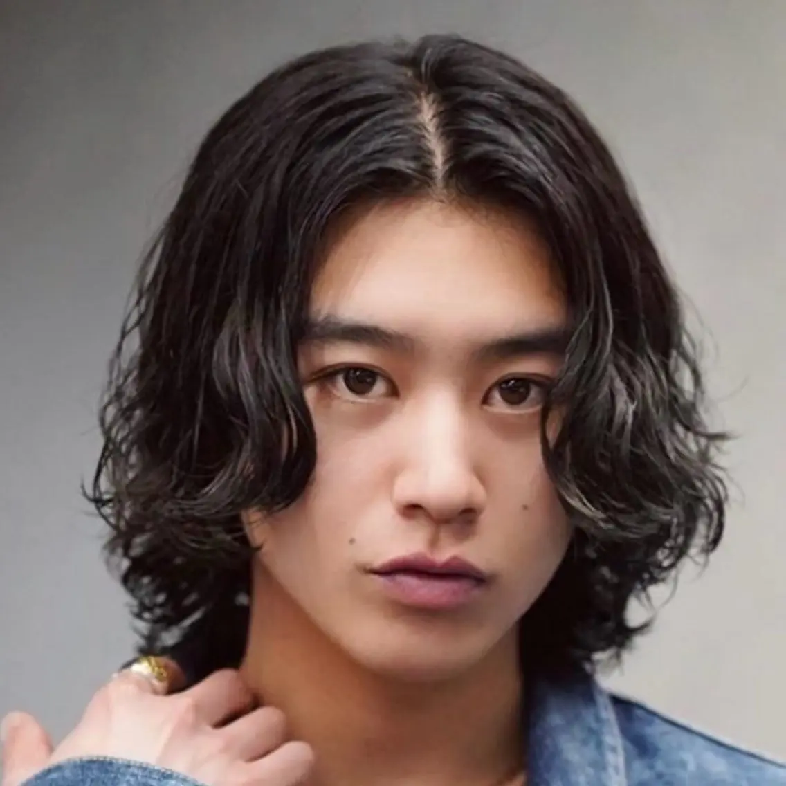 ロング パーマ ヘアアレンジ メンズ fifth 石川 凪のヘアスタイル