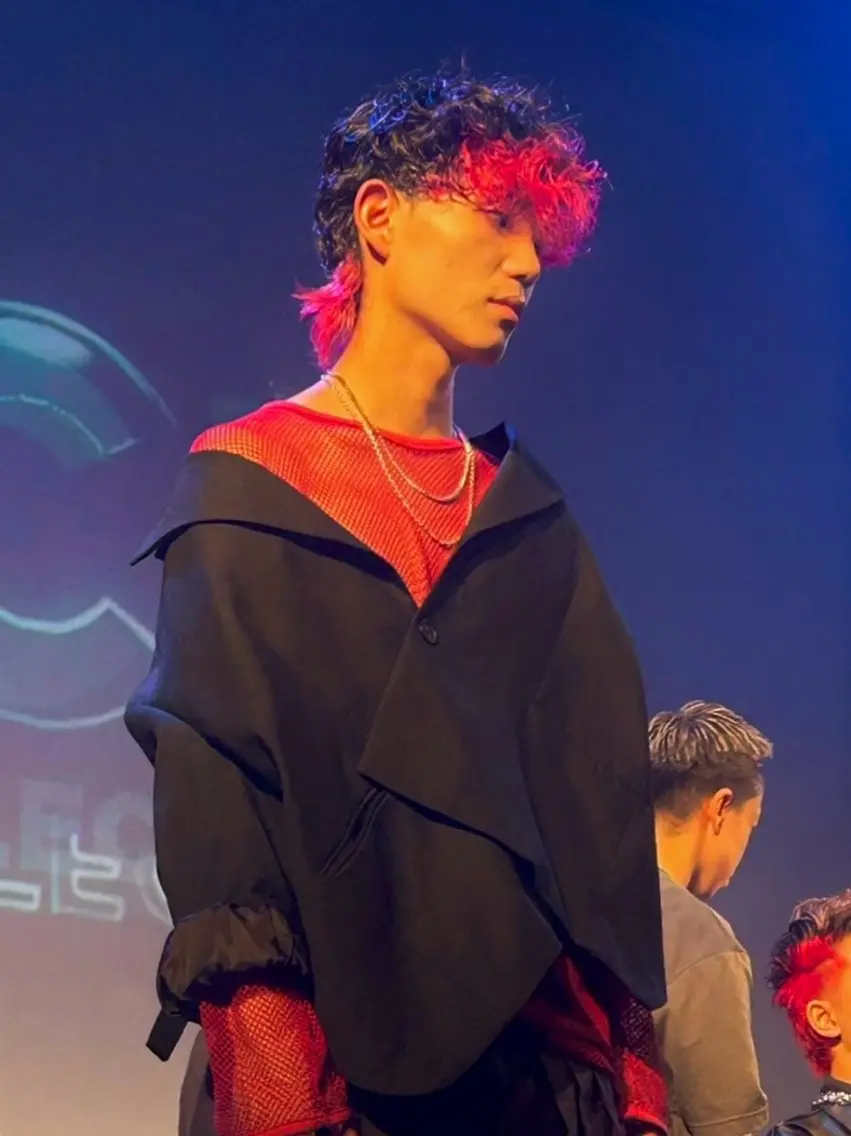 ミディアム カラー パーマ ヘアアレンジ メンズ ミディアムパーマ メンズパーマ 関西美容大会準優勝/ Lycee/西林修平のヘアスタイル
