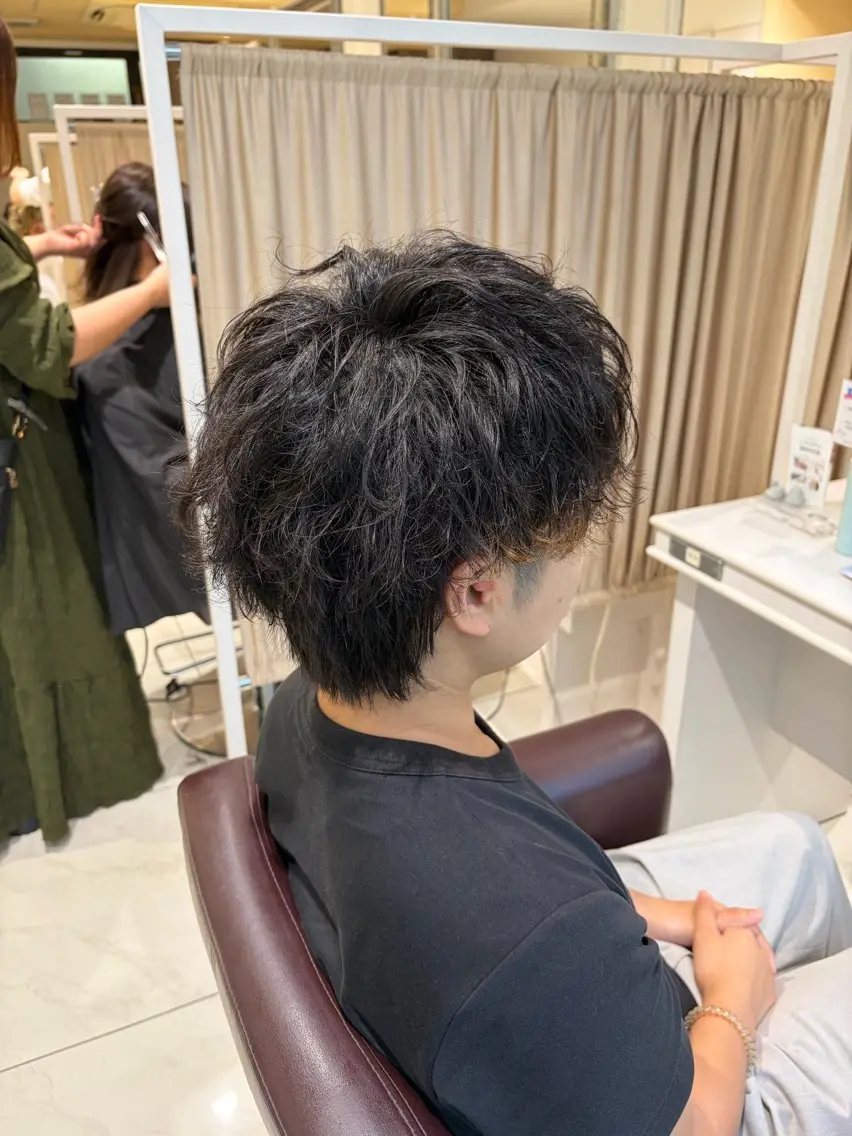 パーマ カット パーマ 佐々木 拓海のヘアスタイル