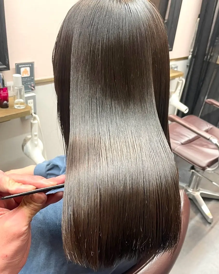 ロング パーマ 💈直毛×ツイスパの プロ🥷清水真之介のヘアスタイル