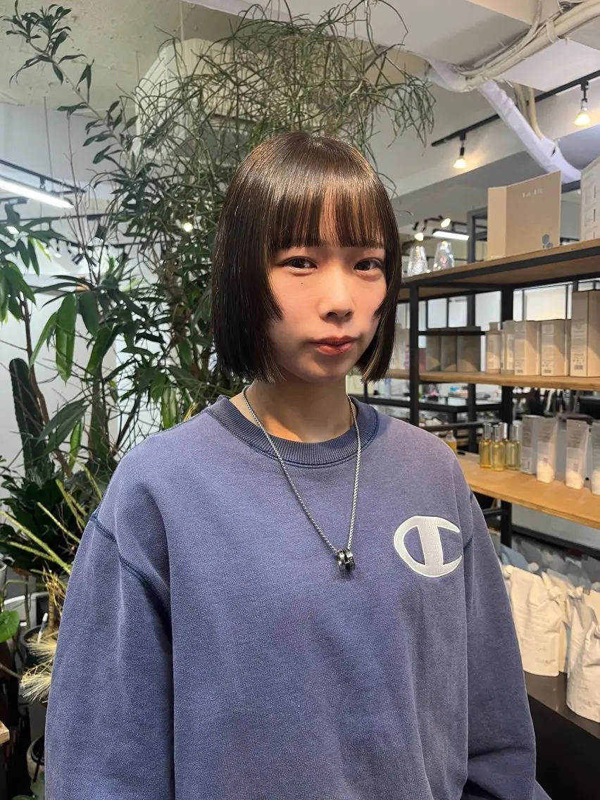 ショート 顔周りカット 杉原 駿亮のヘアスタイル