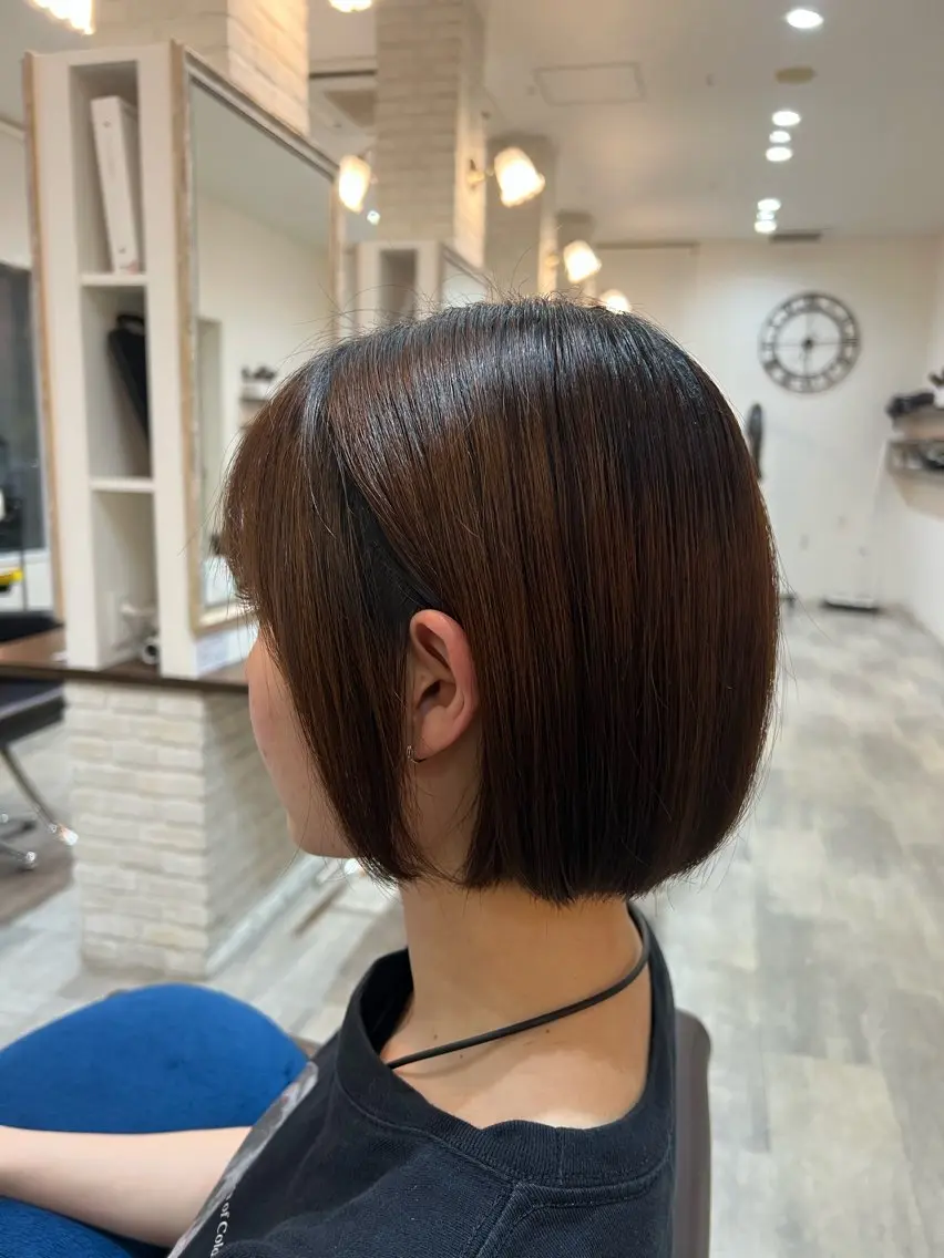 ショート ボブ 白田 妃美希のヘアスタイル