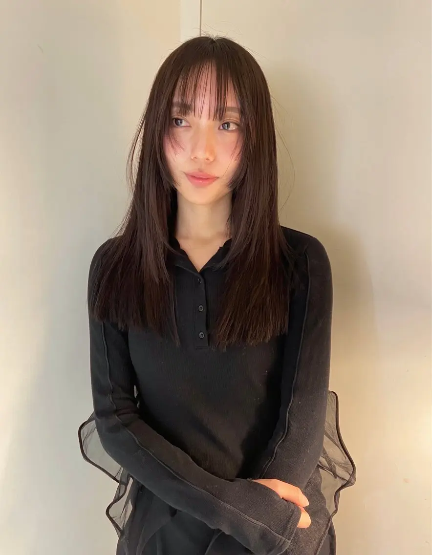 ロング カラー ヘアカラー 似合わせヘア🪶 表参道／remiのヘアスタイル