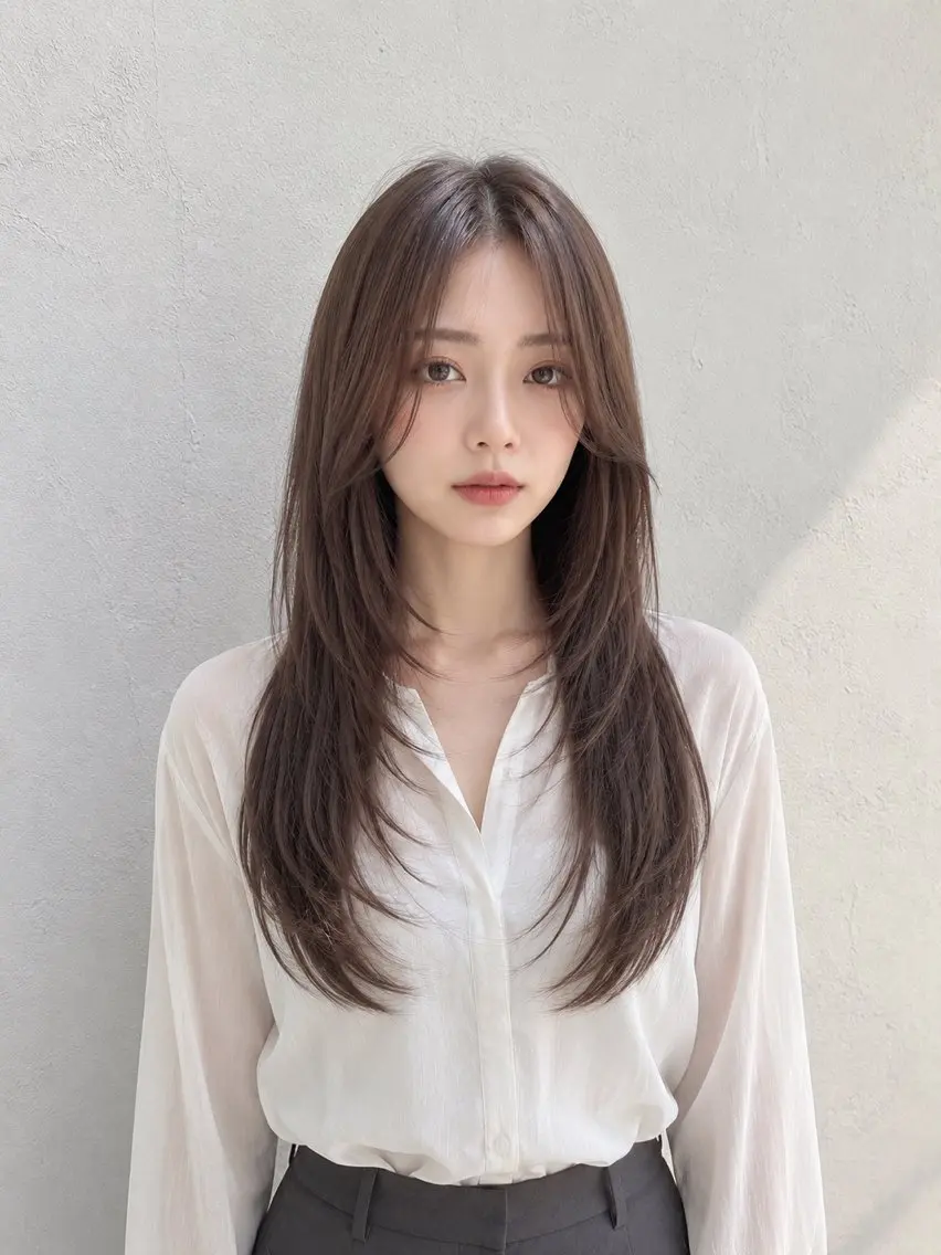 【垢抜け透明感】透明感抜群カラー+カット+トリートメントの写真