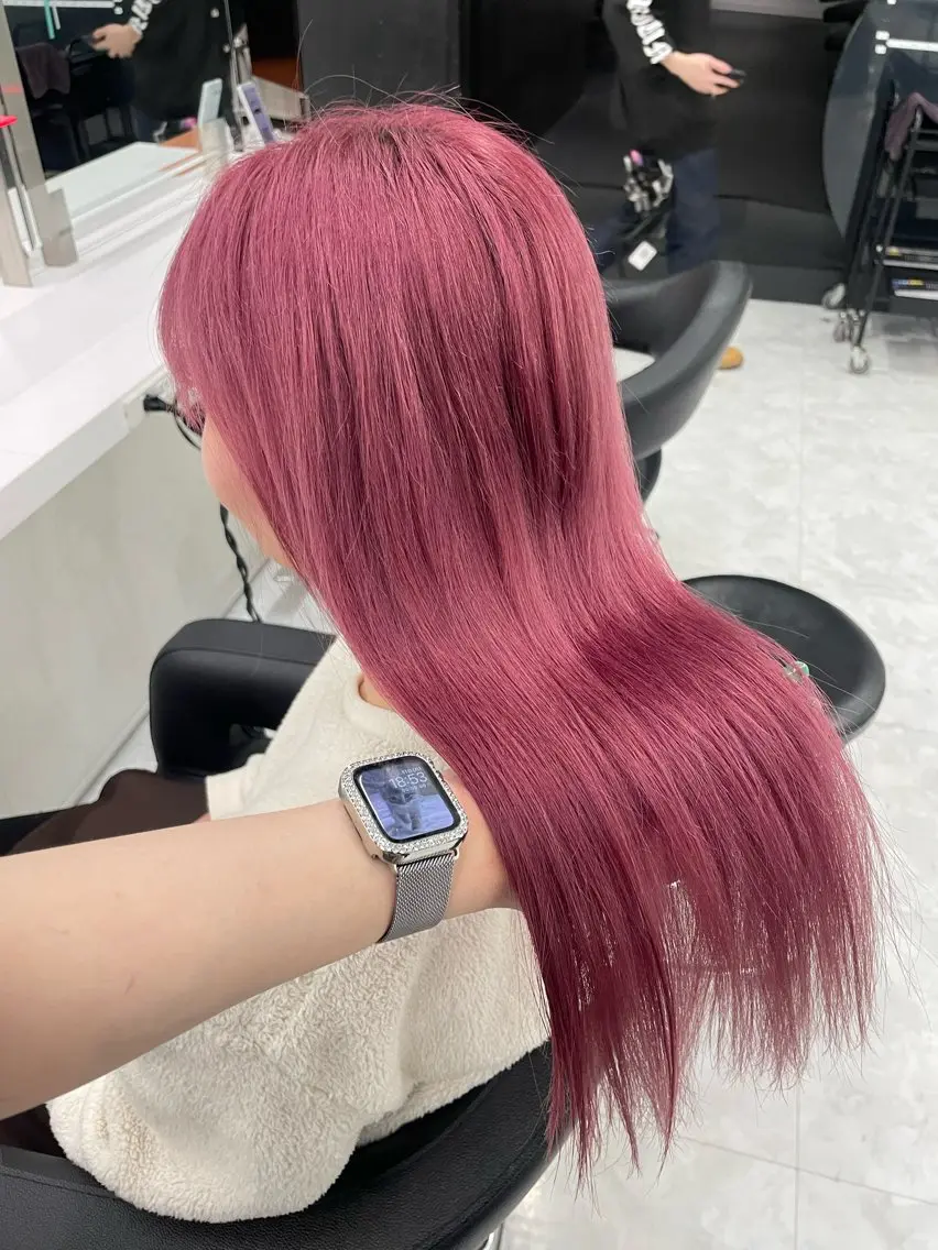 カラー ヘアカラー akari🎀🤍 ガーリーstyleのヘアスタイル