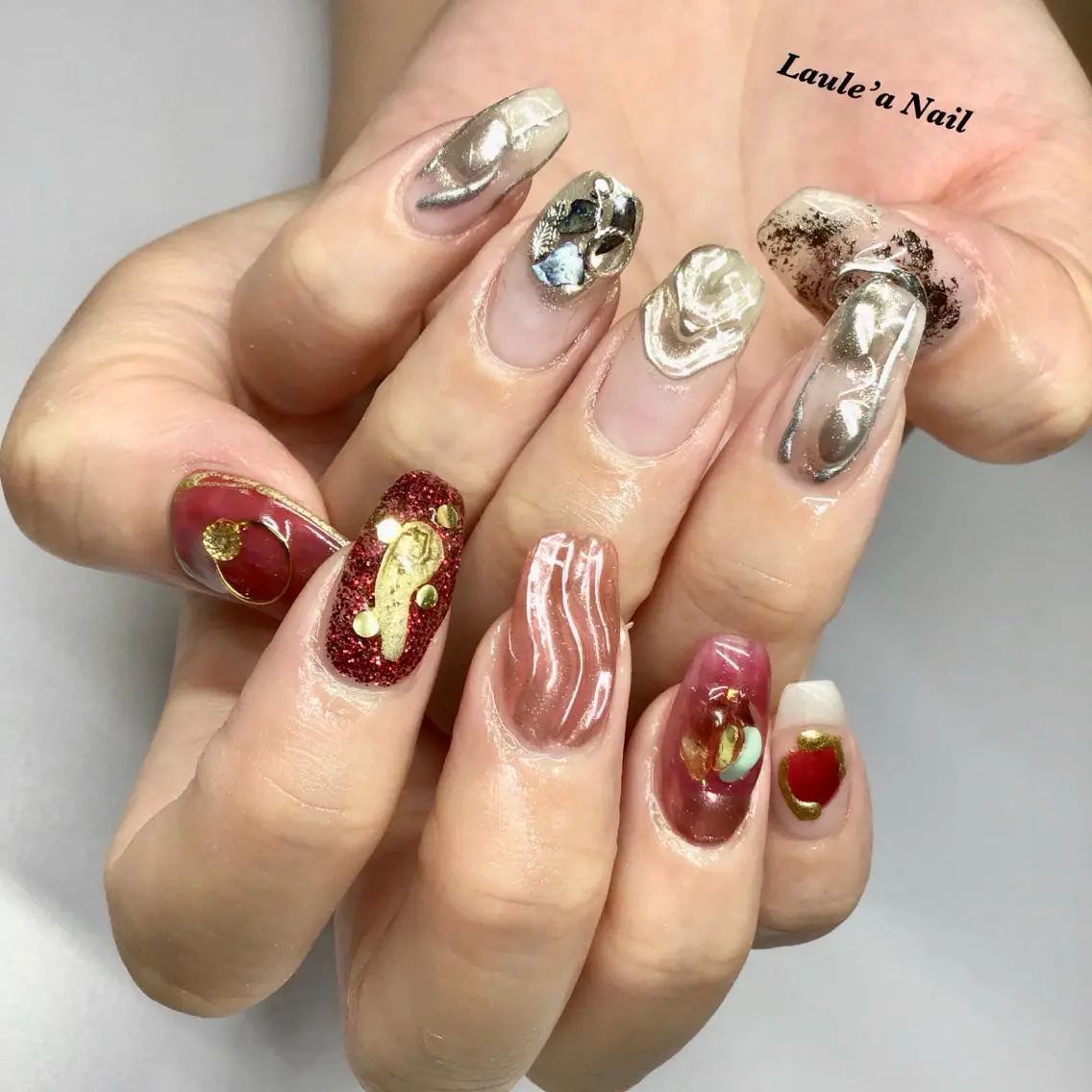 ロング メンズ キッズ ネイル マツエク・マツパ 福田 加奈のネイルデザイン