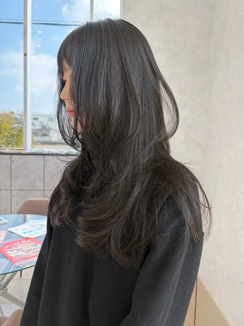 ロング ハイレイヤー レイヤーカット 🫧ヒシダアキ taboo.i🫧のヘアスタイル