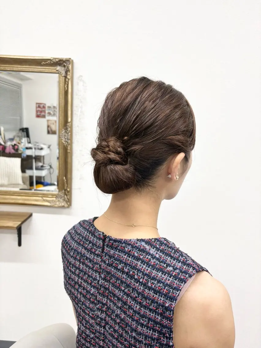 ヘアアレンジ 結婚式・ブライダル ヘアセット ヘアサロン ミカヅキのヘアスタイル