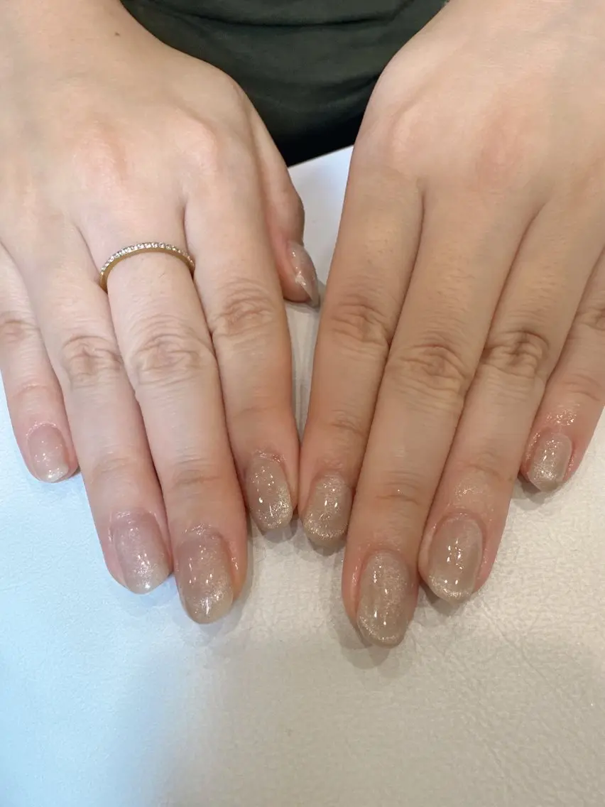 ネイル マグネットネイル マグネットワンカラー ワンカラーネイル SUI Nail Roomのネイルデザイン