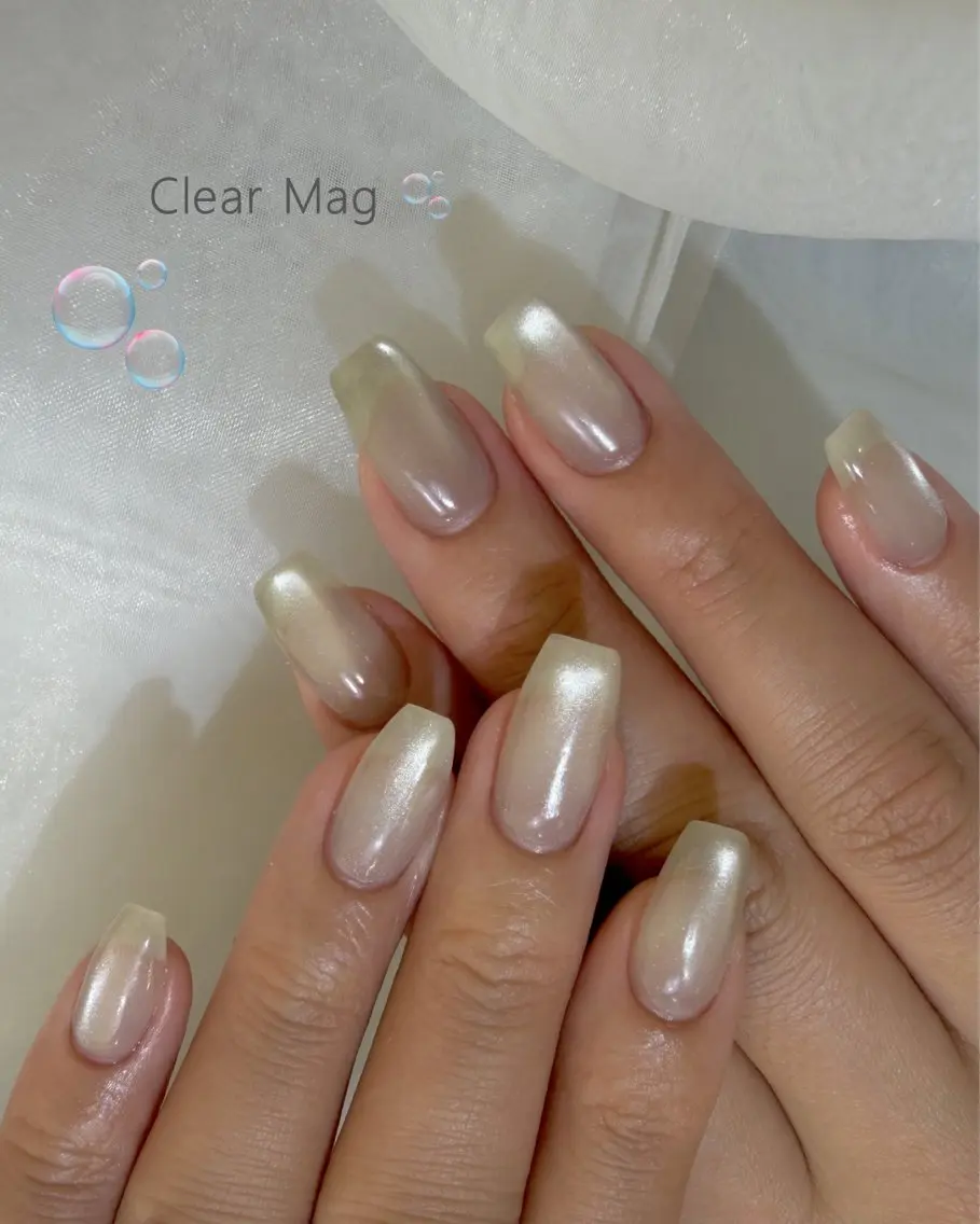 🤎FRENCH/GRADATION(2色まで可•マグネット•ミラー•フラッシュok)の写真